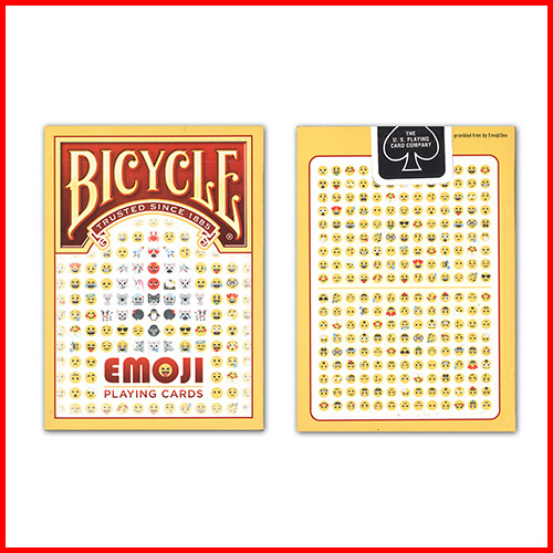 トランプカード バイスクル エモジ 絵文字 BICYCLE Emoji 【ポーカーサイズ バイシクル USプレイングカード社製】