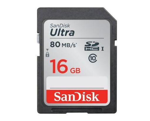 最大80MB/秒の転送速度 San Disk製 SDHCカード 16GB ウルトラシリーズ 型番：SDSDUNC-016G-GN6IN Class10 UHS-I対応 防水仕様 パソコン、タブレット、