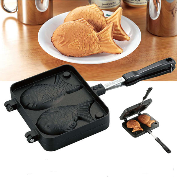 熱伝導のよいアルミダイキャスト製のたい焼き器。熱がムラなく均一にゆきわたるから焼き上がりが違います。軽くて丈夫、錆びにくいから長持ちします。⇒レンジでプチたいやき似た物検索！⇒キャストアルミ 専用焼き
