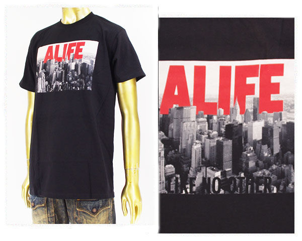 エーライフ ONE THE STREETS TEE ビックサイズ対応 Tシャツ メンズ ALIF 【AL-002173ON THE】